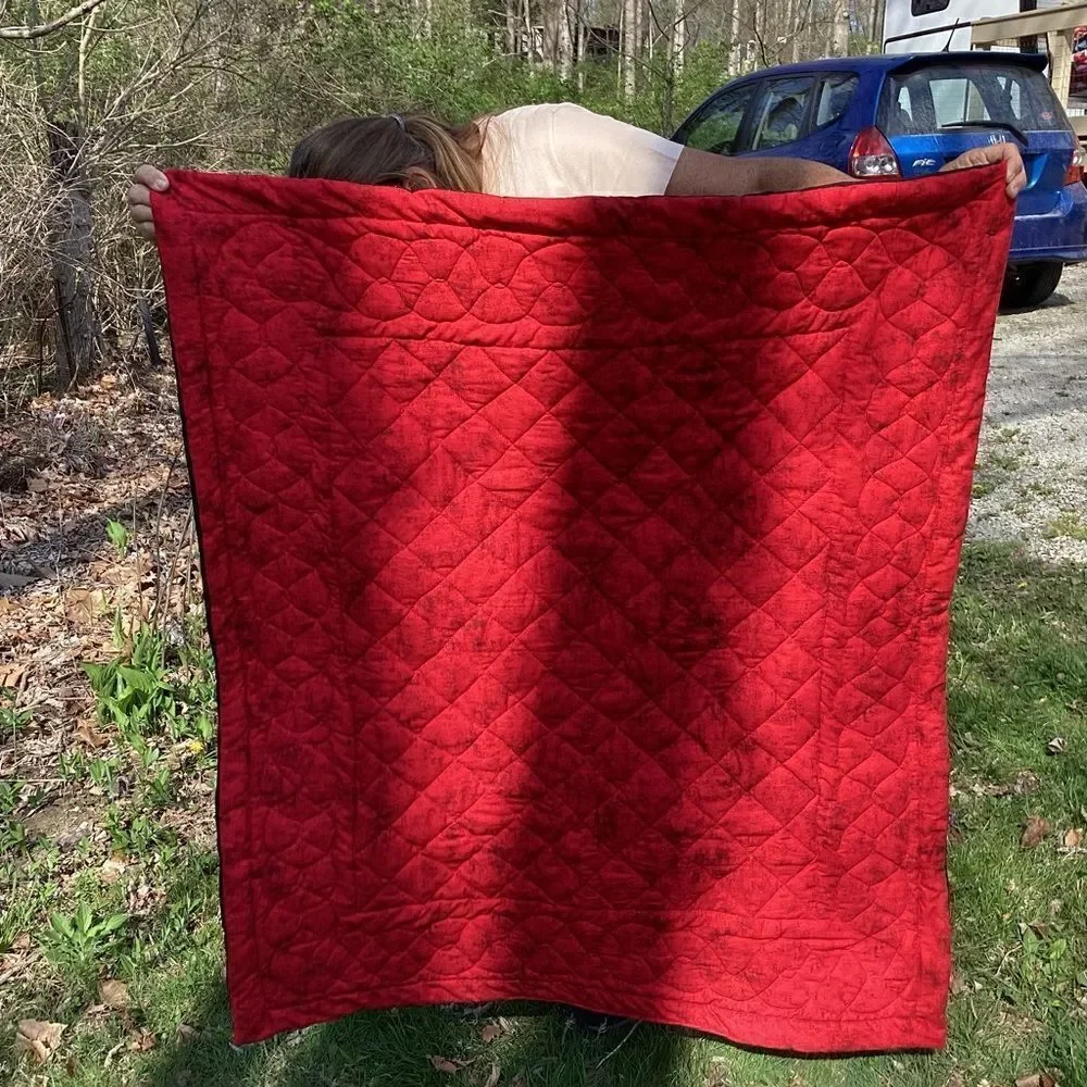 NWT Sparkling Christmas Quilt with Four Borders